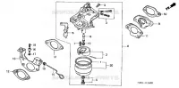 CARBURATEUR  MOTOCULTEURS  honda-jardin F F800 E14