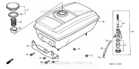 RESERVOIR A CARBURANT - ROBINET  MOTOCULTEURS  honda-jardin F F800 E17