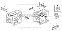 ETIQUETTE pour Honda WL30XH