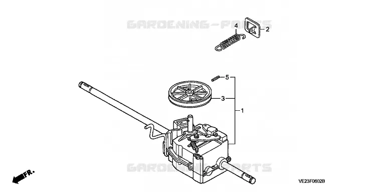 BOITE DE VITESSES  (3) Honda jardin TONDEUSES  HRB HRB536C2  HRB536C2-GJAE