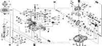 BOITE DE VITESSES pour Honda HF2213K3