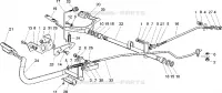COMMANDE DE TRANSMISSION ET DE FREIN pour Honda HF2213K3