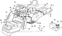 ENSEMBLE CARROSSERIE pour Honda HF2213K3