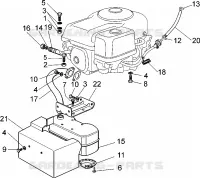 MOTEURS GXV390K1 DCA pour Honda HF2213K3