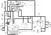 PARTIE ÉLECTRIQUE pour Honda HF2213K3