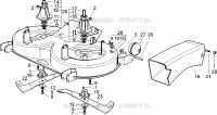 SYSTÈME D'ENTRAINEMENT DE LAME pour Honda HF2213K3